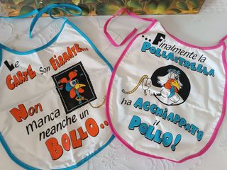 Set bavette sposi scherzi