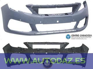 Parachoques delantero imprimado para 4 sensores PEUGEOT 308