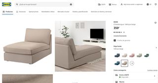 Sofá Chaise Longue KIVIK