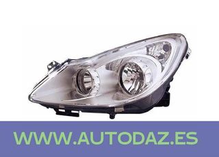 Faro izquierdo H7+ H1 [Cromado] OPEL CORSA-2320083