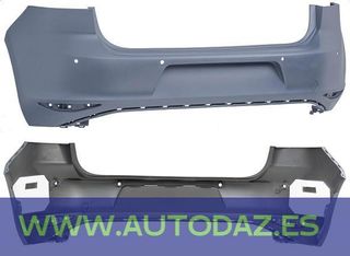 Parachoques trasero imprimado 4 sensores VOLKSWAGEN GOLF