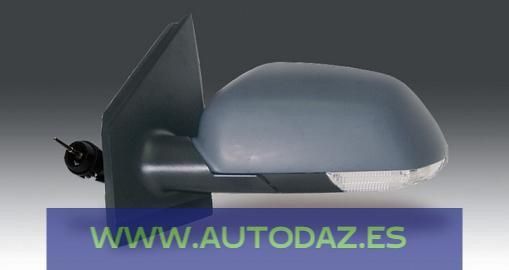 Retrovisor izquierdo mecánico, imprimado, asférico, con i