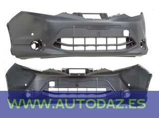 Parachoques delantero negro 2 sensores NISSAN QASHQAI