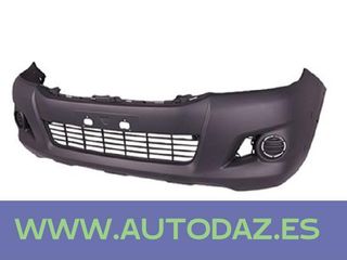 Parachoques delantero negro con agujeros TOYOTA HILUX