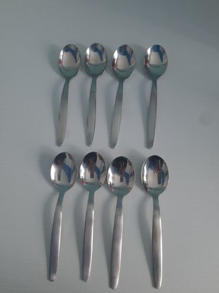 8 cucchiaini da te vintage anni 70