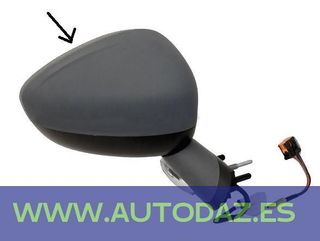 Retrovisor derecho eléctrico, térmico, abatible, imprimad