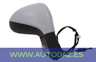 Retrovisor mecánico derecho, imprimado, convexo, con inter