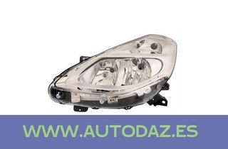 Faro izquierdo H7+H7 [Cromado] RENAULT CLIO -550006A