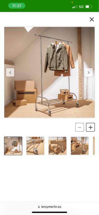 Percheros con ruedas