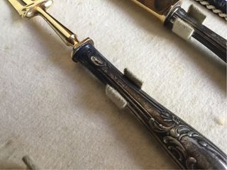 Antiguo juego para tarta de plata de 800