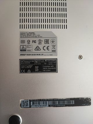 Portátil MSI Modern 14 A10M-600XES