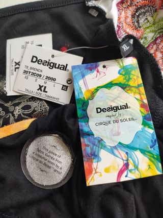 Camiseta desigual talla XL