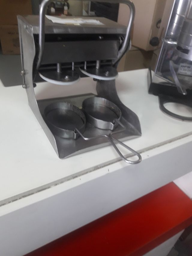 Prensadora hamburguesera  doble