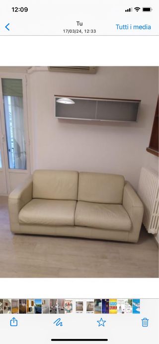 Divano letto in pelle poltrone e sofa’