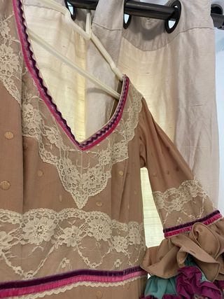 Vestido flamenca colorido