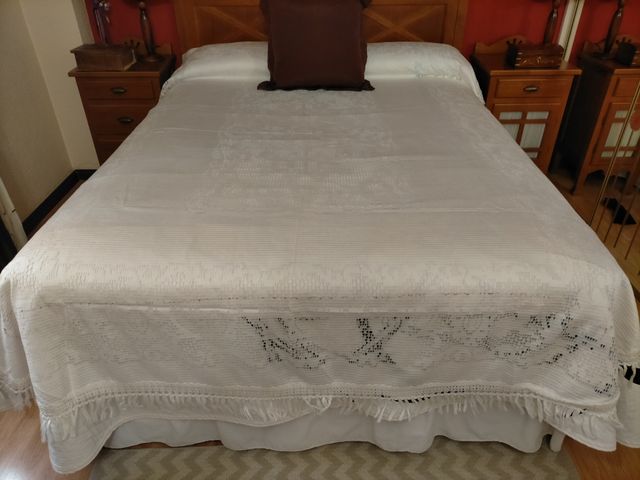 Colcha calada de verano para cama d 1'35