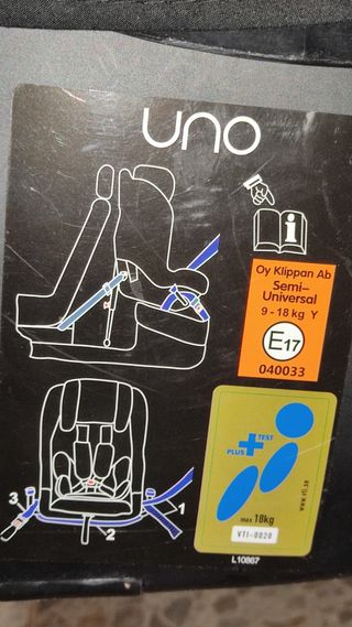 SILLA WOB UNO CONTRAMARCHA GRUPO I