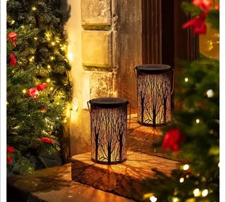 Farol solar exterior 2 PCS 