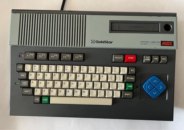Ordenador Msx Fc 200 Goldstar