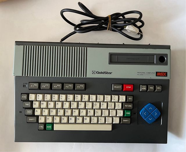 Ordenador Msx Fc 200 Goldstar