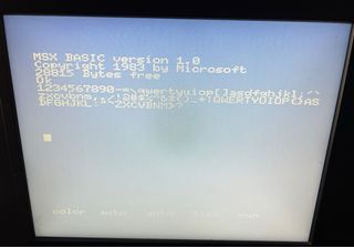 Ordenador Msx Fc 200 Goldstar