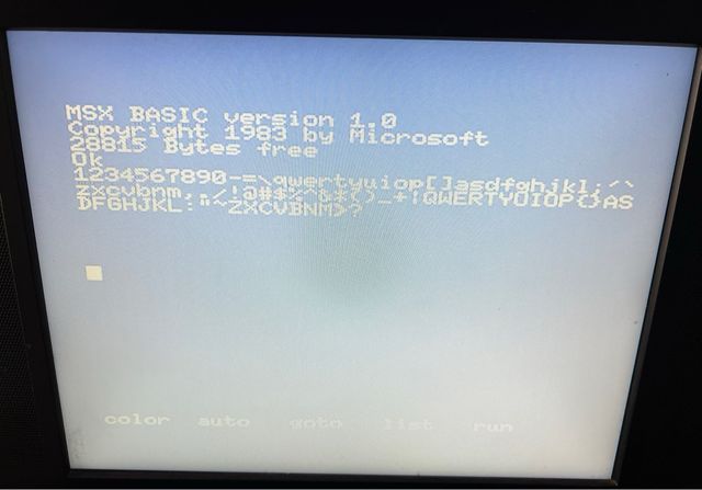 Ordenador Msx Fc 200 Goldstar