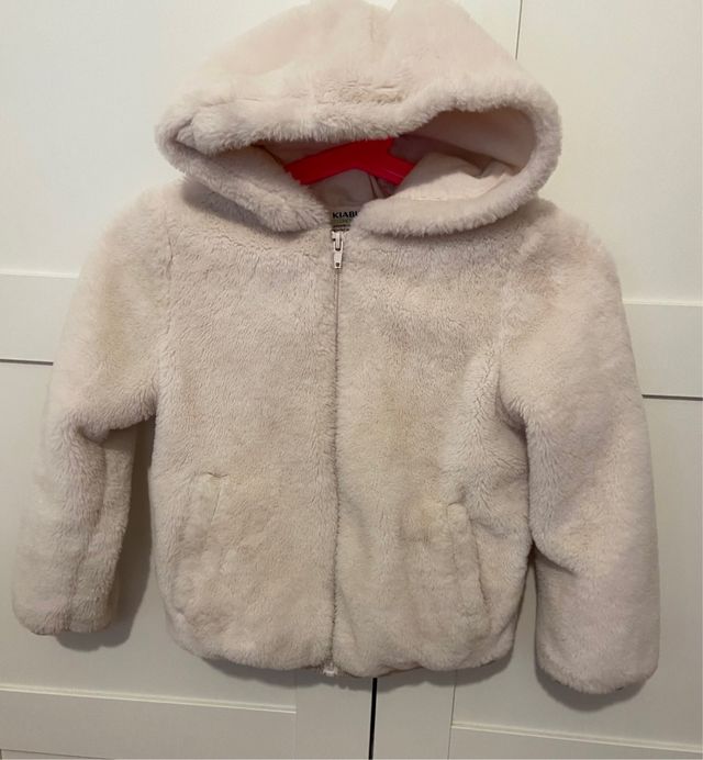 Giubbotto ecopelliccia bambina