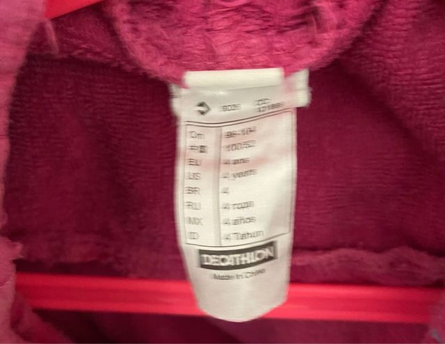 Accappatoio Decathlon bambina
