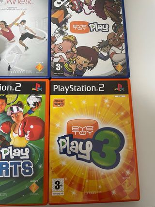 play y kinetic pack ps2 con camara