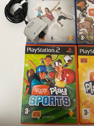 play y kinetic pack ps2 con camara