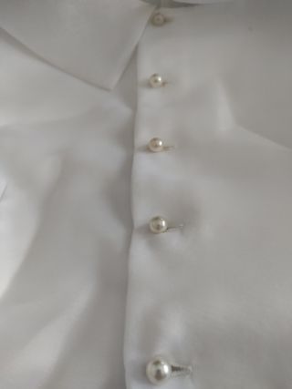 Vestido Lorzas de comunión  con regalo de los zapa