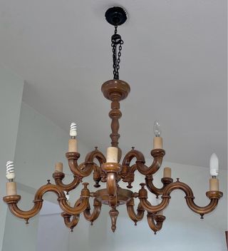 Lampara techo provenzal