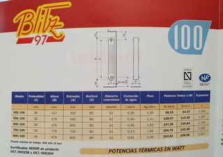 RADIADORES ALUMINIO FONDITAL 90 ALTO