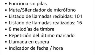 Teléfono sobremesa moderno