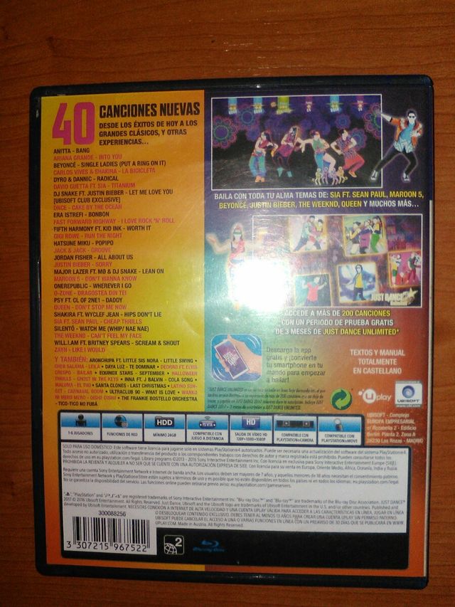 Juegos ps4 just dance 2017