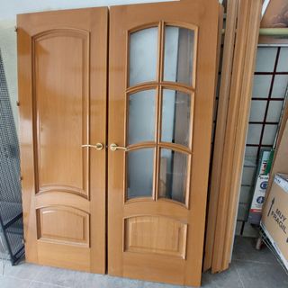 Puertas madera roble