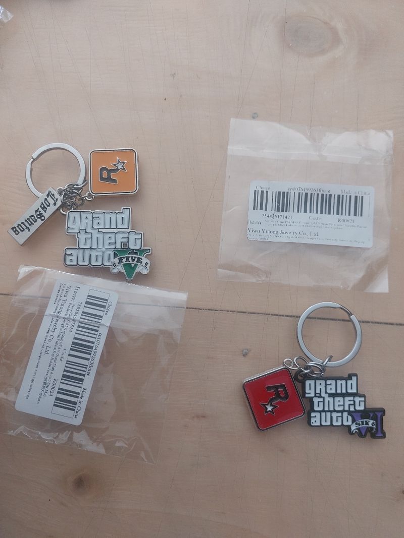 Imagen de 2 nuevos llaveros para GTA 5 y GTA 6