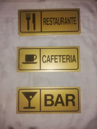 ¡OFERTA 3X1€! PLACAS VARIADAS ALUMINIO 0,5mm SEÑAL