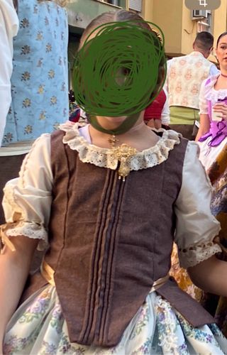 Vestido huertana/  fallera 7/8 años 