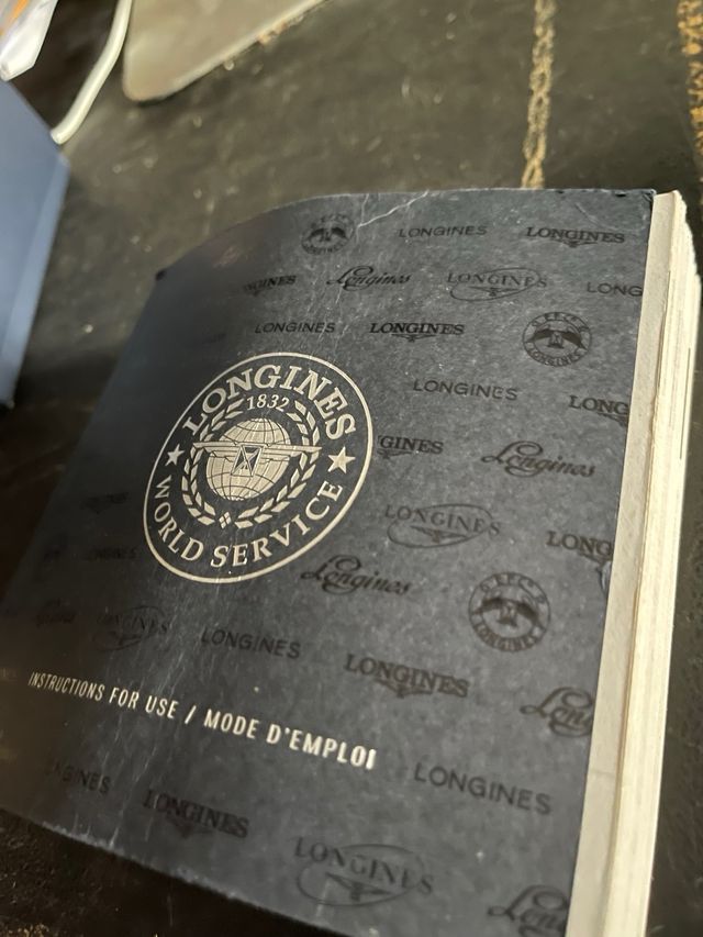 Libreto longines , para completar documentacion.