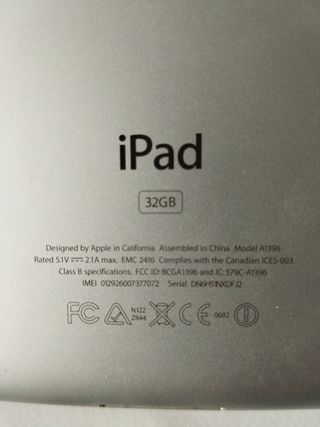 iPad para piezas