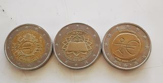 HOLANDA PACK-3 MONEDAS 2€ CONMEMORATIVA