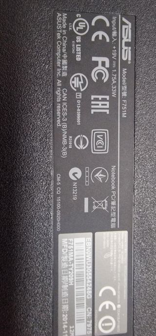 Portatil Asus