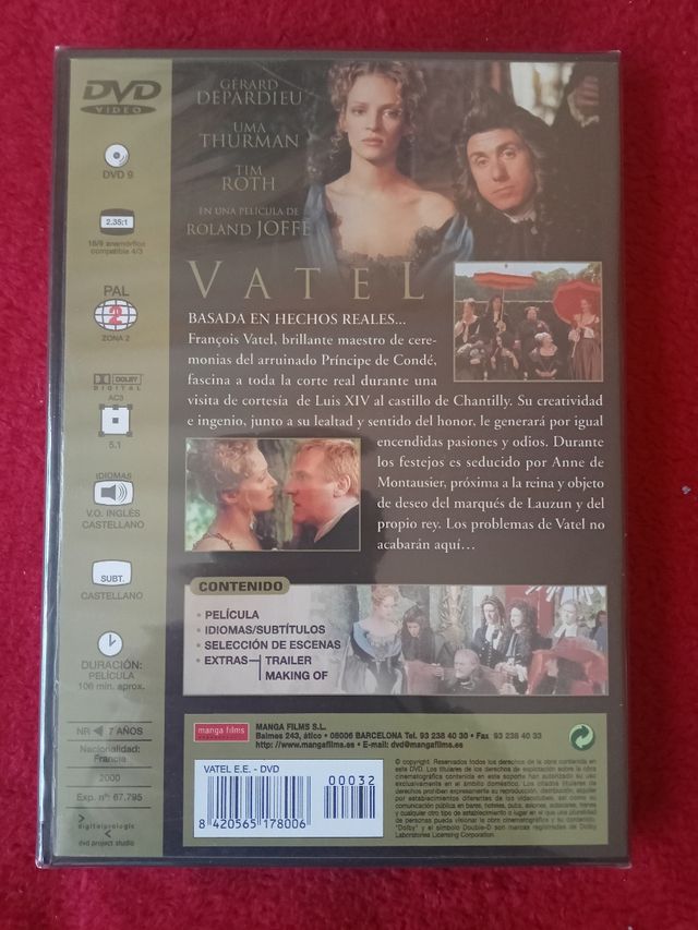 "Vatel" en DVD 