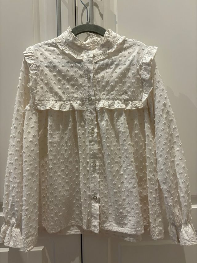 Blusa manga larga cuello Nanos