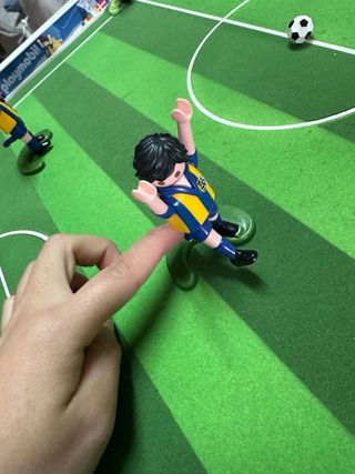 Maletin de futbolin de playmobil