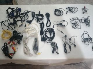 Cables, auriculares