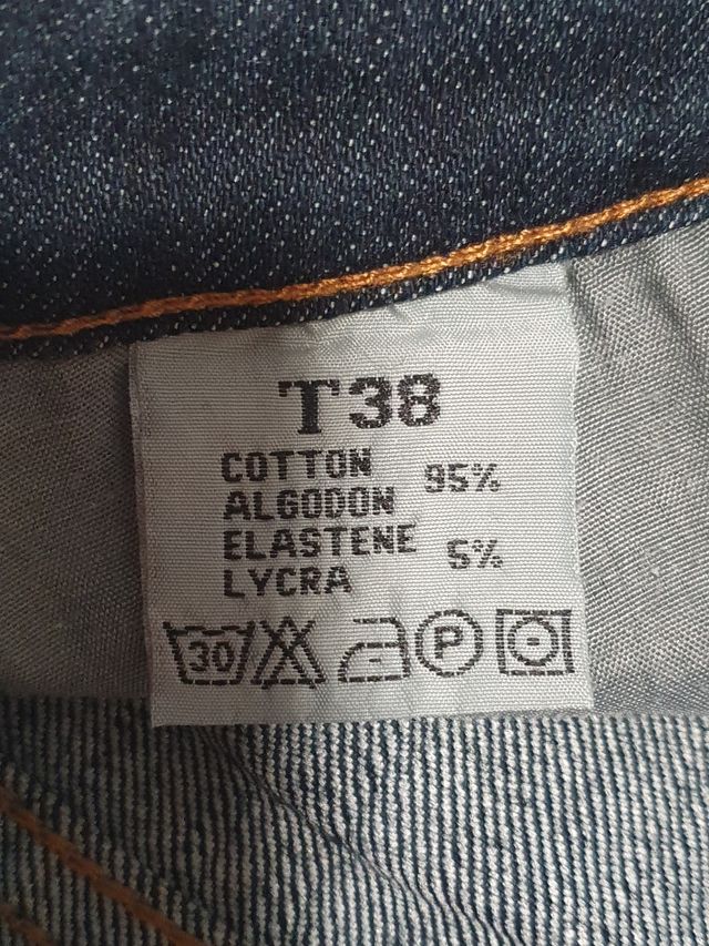 Pantalón recto vaquero 38