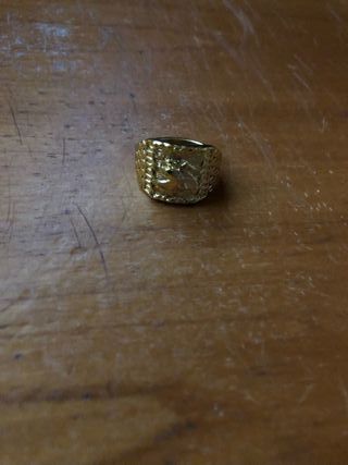 Sello/Anillo Bañado den Oro de muy buena calidad
