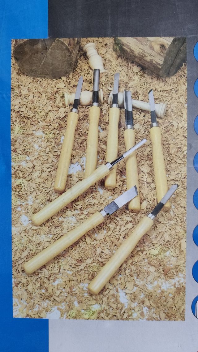 Juego de gubias madera